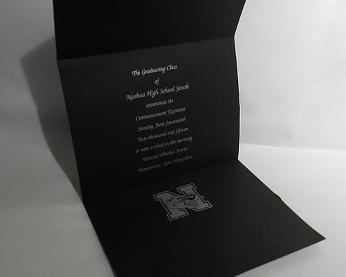 Nashua High School South graduation announcements from University Cap & Gown