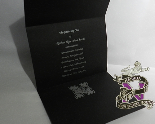 Nashua High School South graduation announcements from University Cap & Gown