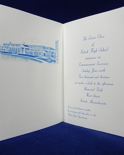 Natick High School graduation announcements from University Cap & Gown
