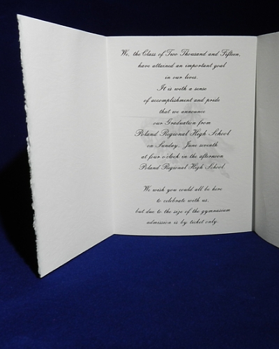 Poland Regional High School graduation announcements from University Cap & Gown