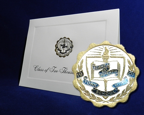 York High School graduation announcements from University Cap & Gown