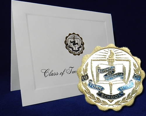 York High School graduation announcements from University Cap & Gown