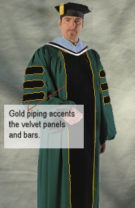 Plymouth State University Doctoral Outfit from University Cap & Gown