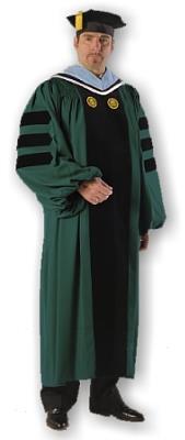 Authentic Clark University Doctoral Outfit by University Cap & Gown